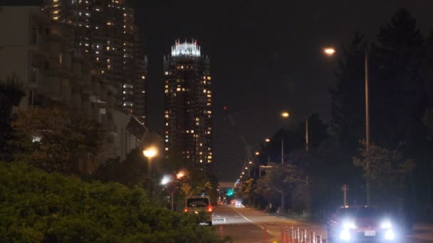 Tokyo Odaiba Ferris Τροχός Αποξήλωση Νυχτερινή Άποψη Σεπτέμβριος 2022 — Αρχείο Βίντεο