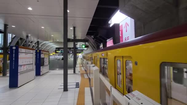 Tokyo Metro Estación Shibuya Septiembre 2022 — Vídeo de stock