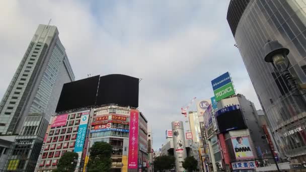 Tokyo Shibuya Kora Reggel Szeptember 2022 — Stock videók