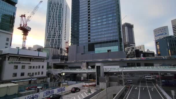 Tokio Shibuya Temprano Mañana Septiembre 2022 — Vídeo de stock