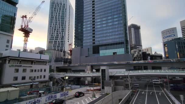 Tokio Shibuya Temprano Mañana Septiembre 2022 — Vídeos de Stock