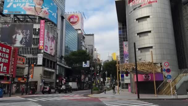 Tokyo Shibuya Eylül 2022 — Stok video