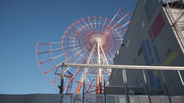 Tokyo Odaiba Ferris Démantèlement Des Roues Septembre 2022 — Video
