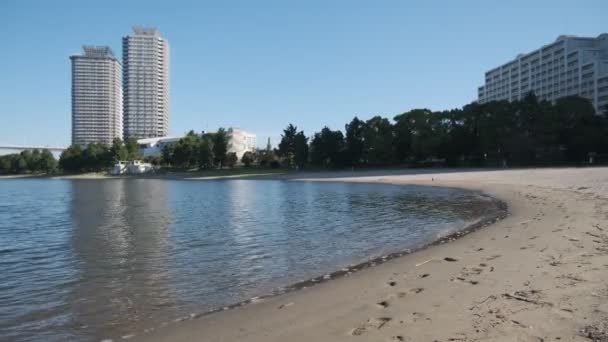 Tokyo Odaiba Seaside Park Temprano Mañana 2022 — Vídeo de stock