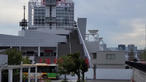 Токийский Причал Харуми Октябре 2022 Года — стоковое видео