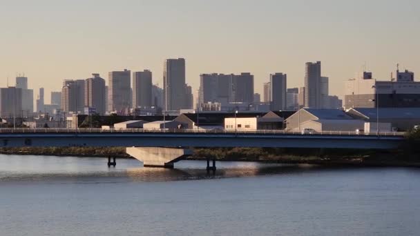 Shinkiba Japan Tokyo Landscape 2022 — 图库视频影像