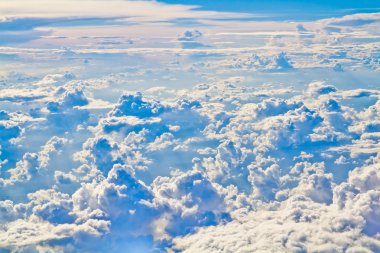 Mavi gökyüzü arka plan dokusu