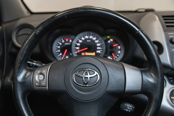 Nowosibirsk Russland September 2021 Toyota Rav Innenansicht Des Autos Mit — Stockfoto