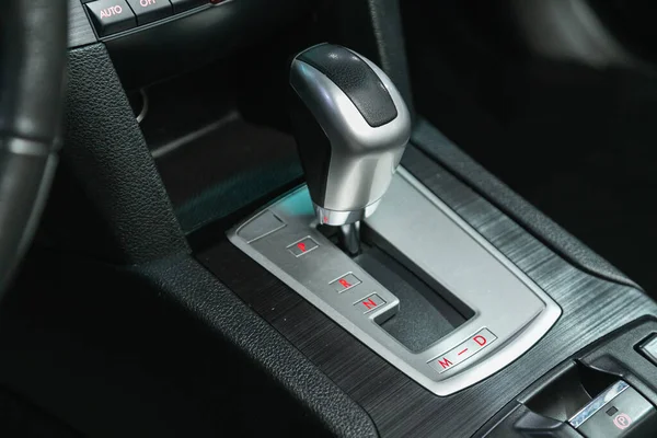 Novosibirsk Ρωσία Σεπτεμβρίου 2021 Subaru Outback Gear Shift Αυτόματο Κιβώτιο — Φωτογραφία Αρχείου