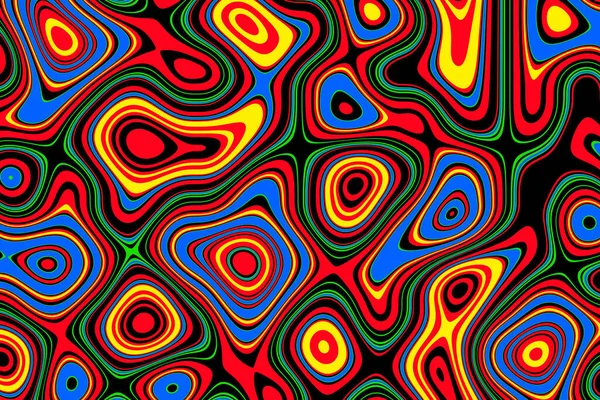Bela Textura Água Colorida Design Vetorial Ilustração Abstrato Caótico Pop — Fotografia de Stock