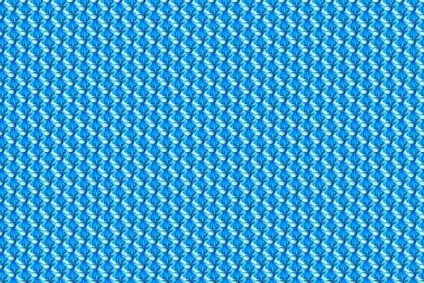 Ілюстрація Рядів Блакитних Шишок Набір Прищів Монохромному Тлі Візерунок Геометричний — стокове фото