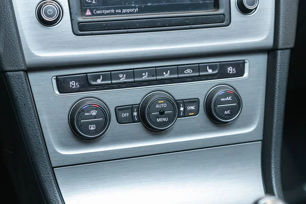 Novosibirsk Russia September 2021 Volkswagen Golf Conditioner Air Flow Control — Stock Photo, Image