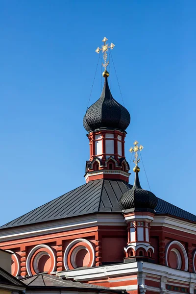 Москва Росія Жовтня 2021 Закриття Монастиря Різдва Проти Блакитного Неба — стокове фото