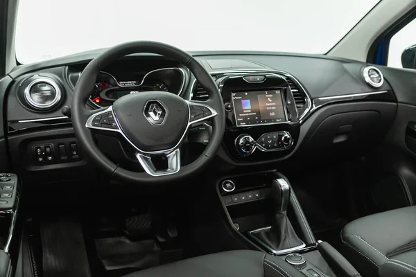 Novosibirsk Rusia Julio 2021 Renault Kapture Vista Interior Del Coche —  Fotos de Stock