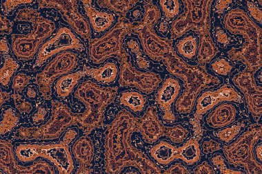 Güzel kahverengi doku vektör tasarımı 3d çizim. Soyut kaotik pop sanat yüzey şablonu. 