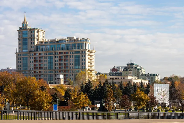 Moscow Russia October 2021 General View Facade Historical Building Residential — Stock Photo, Image