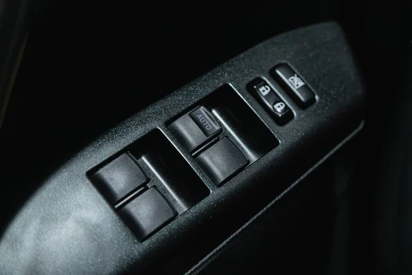 Novosibirsk Russia July 2021 Toyota Rav Close Side Door Button — 스톡 사진