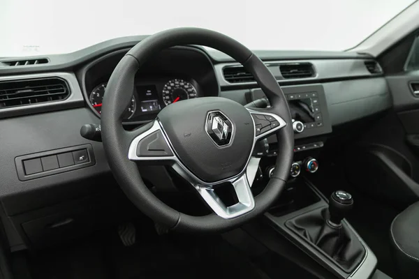 Novosibirsk Rusia Julio 2021 Renault Arkana Vista Interior Del Coche — Foto de Stock