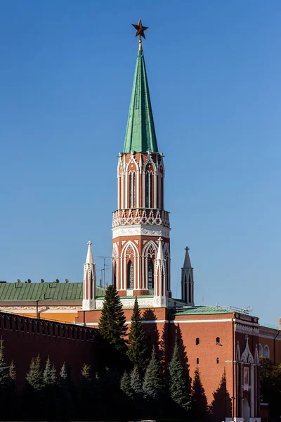 Kuleler Duvar Moskova Kremlin Rusya Federasyonu — Stok fotoğraf