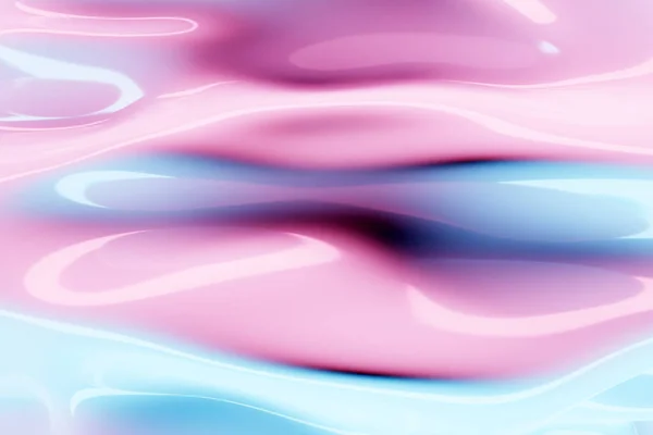 Ilustracja Stereo Różowy Niebieski Pasek Paski Geometryczne Podobne Fal Abstrakcyjny — Zdjęcie stockowe
