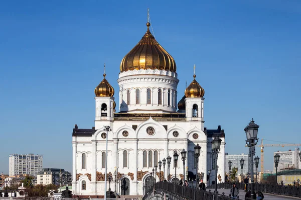 Moskova Rusya Ekim 2021 Moskova Daki Kurtarıcı Katedrali — Stok fotoğraf