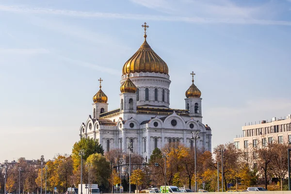 Москва Росія Жовтня 2021 Собор Спасителя Христа Москві Росія — стокове фото