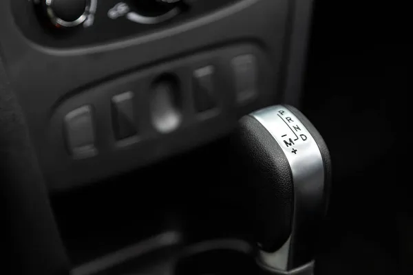 Versnellingspook Automatische Transmissie Versnelling Van Auto Auto Interieur — Stockfoto