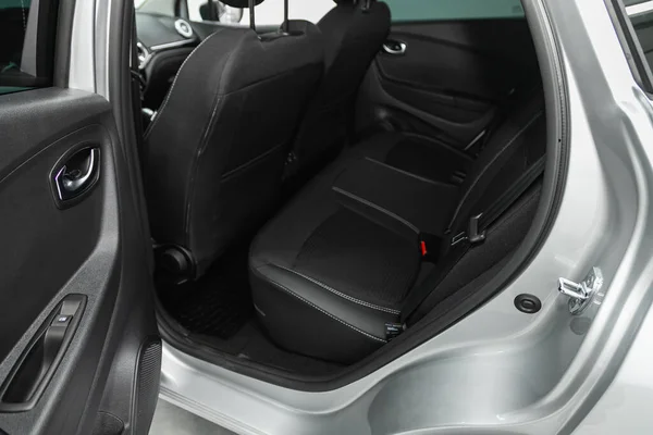 Novosibirsk Russia October 2021 Renault Kaptur Rear Seat Passengers Black — Stock Photo, Image