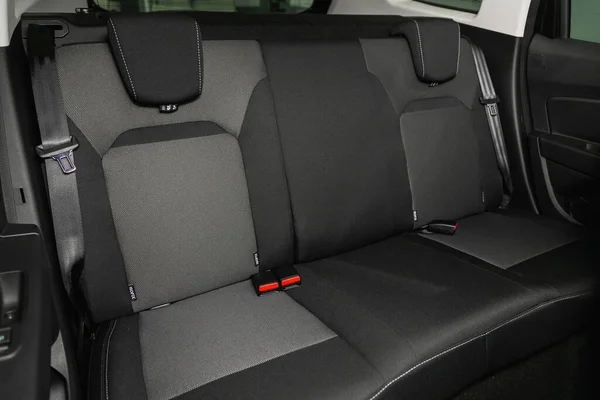 Novosibirsk Russia July 2021 Renault Duster Rear Seat Passengers Black — Stock Photo, Image