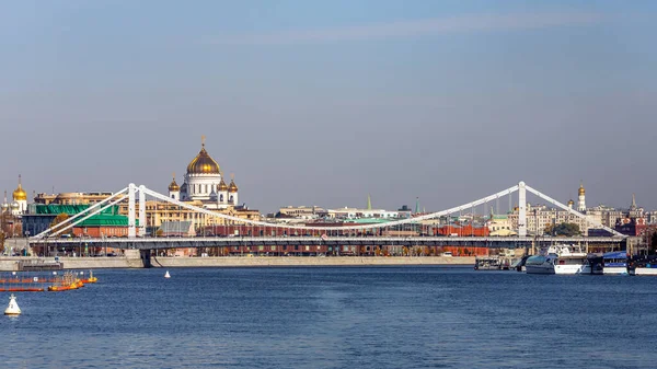 Moscú Rusia Octubre 2021 Puente Crimea Moscú —  Fotos de Stock