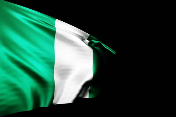 Ilustración Bandera Nacional Nigeri — Foto de Stock