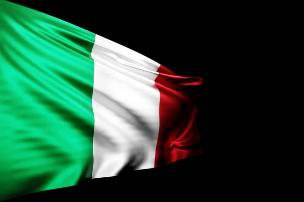 Illustration Der Nationalflagge Von Ital — Stockfoto