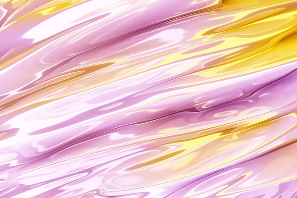 Ilustração Fundo Rosa Amarelo Abstrato Com Círculos Cintilantes Brilho Ilustração — Fotografia de Stock
