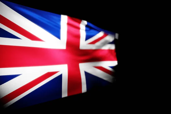 イギリス国旗の3Dイラスト — ストック写真