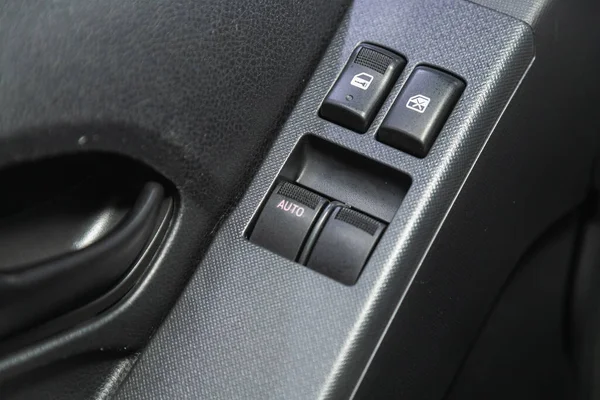 Novosibirsk Russia November 2021 Isuzu Max Close Side Door Buttons — Stock Photo, Image