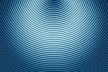 Klasik mavi soyut gradyan arkaplan çizgilerinin 3 boyutlu çizimi. Dalgalardan kaybol. Modern grafik dokusu. Geometrik desen.