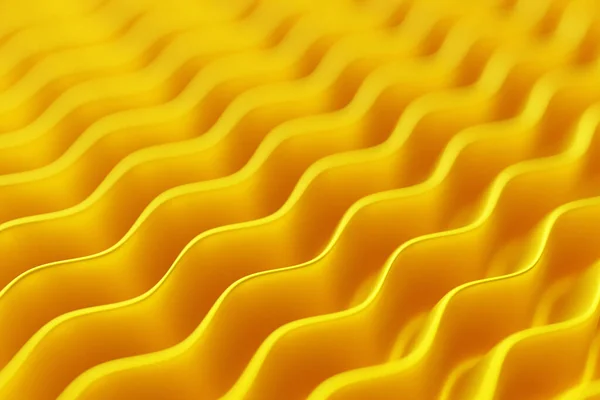 Иллюстрация Классического Жёлтого Абстрактного Градиентного Фона Линиями Принт Волн Современная — стоковое фото
