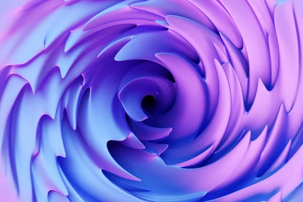 円と光沢のある抽象的なピンクと紫の背景の3Dイラスト 美しいイラストだ ツイル効果のあるアブストラクト背景 — ストック写真