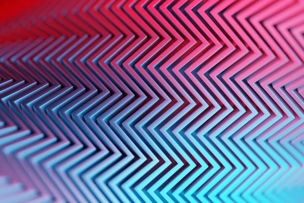 Kırmızı Mavi Çizgilerin Boyutlu Resimleme Satırları Geometrik Arkaplan Dokuma Deseni — Stok fotoğraf
