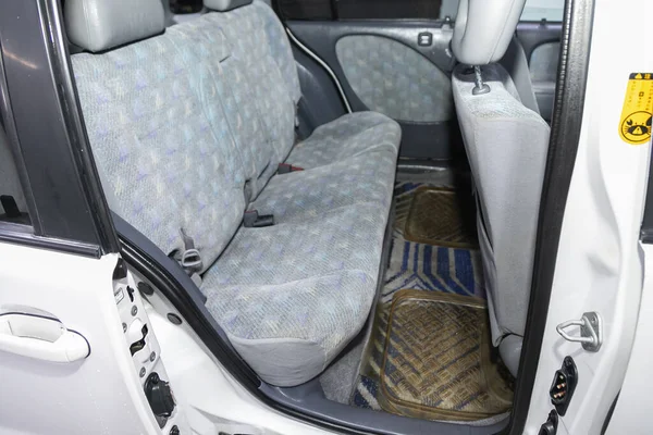 Novosibirsk Russia December 2021 Toyota Raum Gray Seats Car Interior — Stockfoto