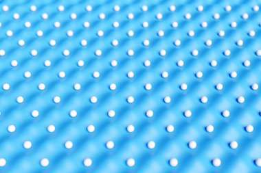 Beyaz dairelerin 3d çizimi. Monokrom arka planında şekiller, desen. Geometri arkaplanı