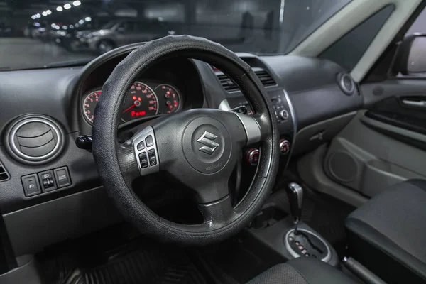 Novosibirsk Rusia Noviembre 2021 Suzuki Sx4 Vista Interior Del Coche —  Fotos de Stock
