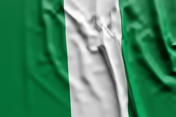 Ilustración Nigeria Bandera Nacional Desarrollo Símbolo País — Foto de Stock