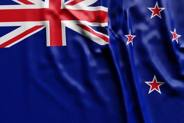 ニュージーランドの国旗の3Dイラスト — ストック写真