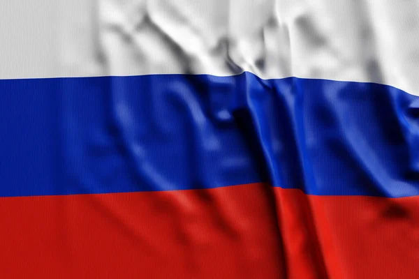 Illustration Rysslands Nationella Utvecklingsflagga Landssymbol — Stockfoto