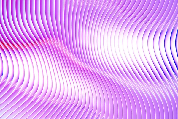 ピンクの線の3Dイラストの行幾何学的背景 織りパターン — ストック写真