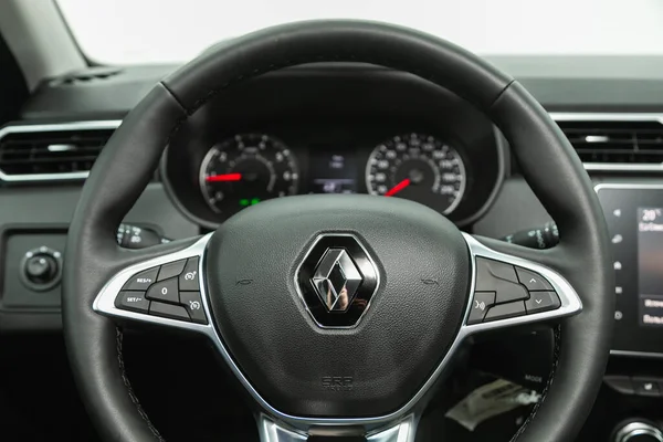 러시아 노보시비르스크 2021 Renault Duster Modern Car Internal View Dashboar — 스톡 사진