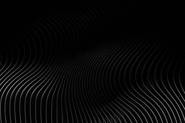 Illustrazione Righe Linea Nera Sfondo Geometrico Trama Modello — Foto Stock