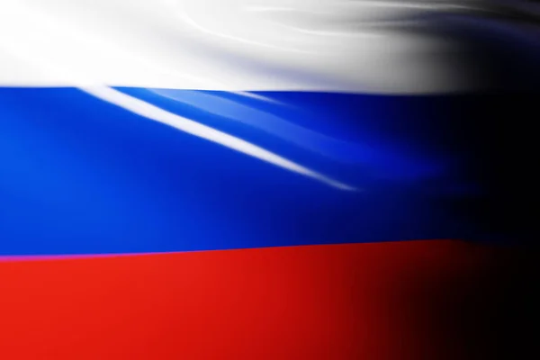 Illustration National Waving Flag Russia Country Symbol — Stockfoto