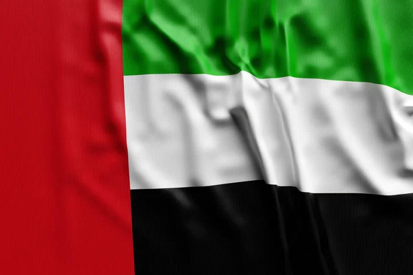 Illustration United Arab Emirates National Developing Flag Country Symbol — стоковое фото